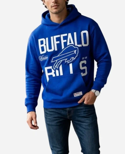 Off Season NFL Team Buffalo Bills 2026 Royal Blue Oversized Hoodie