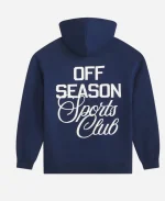 Off Season College Seattle Seahawks Navy Blue Oversized Hoodie