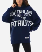 Unisex Off Season New England Patriots 2026 Navy Blue Oversized Hoodie