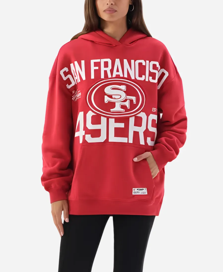 Off Season San Francisco Red Hoodie Unisex Off Season San Francisco 49ers 2026 Oversized Hoodie