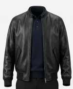 PFW Kevin De Bruyne Black Leather Jacket
