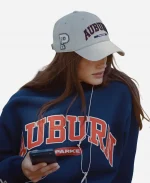 Parke x’47 Auburn 2026 Graphic Navy Blue Fleece Mockneck Sweatshirt