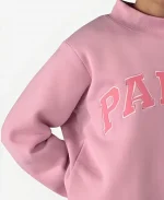 Parke x Pink Aid Breast Cancer Awareness 2026 Light Pink Varsity Sweatshirt