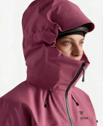 Pink Arc’teryx Alpha SV 2026 Full-Zip Hooded Jacket