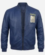 Pokemon Armored Water Turtle Blue Bomber Jacket