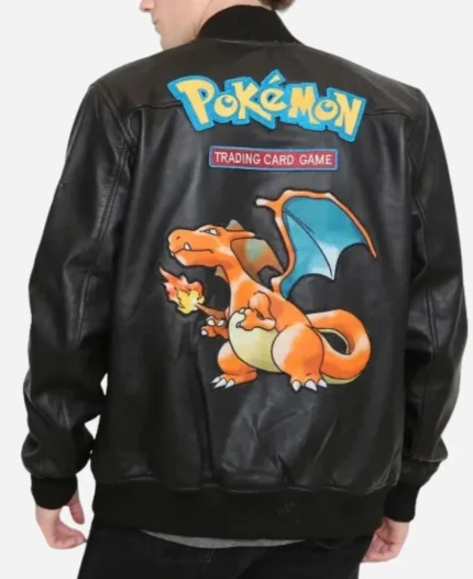 Pokemon Fire Dragon Leather Jacket