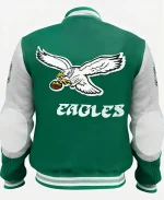 Princess Diana Philadelphia Eagles Green Varsity Jacket