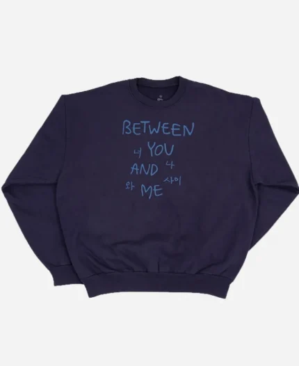 Unisex RM x SFMOMA 2026 Between You & Me Navy Blue Sweatshirt 