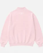 Unisex Seven To Seven Nurse 2026 Mockneck Pink Fleece Sweatshirt