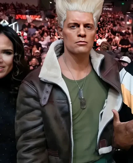 Street Fighter 2026 Cody Rhodes UFC 332 Leather Jacket