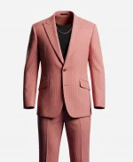 Street Fighter Los Angeles Premiere 2026 Jason Momoa Pink Pinstriped