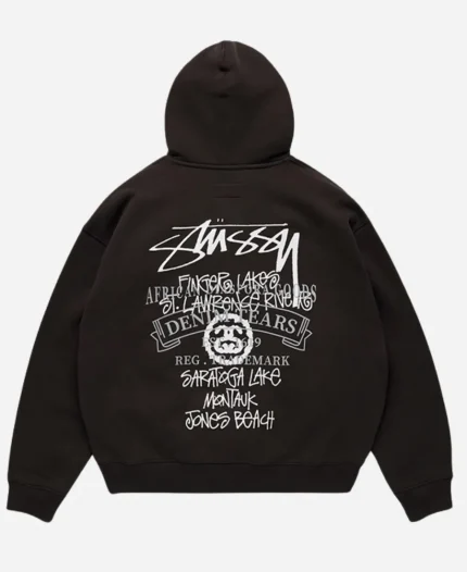 Stussy x Denim Tears New York Fishing Tour Hoodie