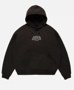 Stussy x Denim Tears New York Fishing Tour Black Fleece Hoodie