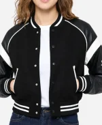Ted Lasso S04 Lizzie Davis Cropped Varsity Jacket.