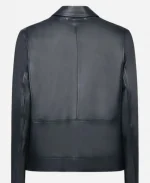 The Jennifer Hudson Show 2026 Aaron Pierre Blue & Grey Leather Jacket