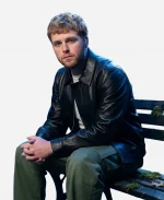 The Tonight Show Starring Jimmy Fallon Alex Warren Black Leather Jacket