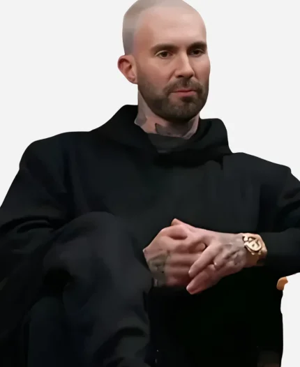 The Voice Season 27 Adam Levine Black Fleece Hoodie