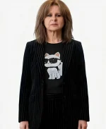 Tracey Ullman Ted Lasso S04 Black Cat Top