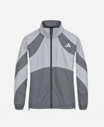 Unisex Adidas Chicago Marathon 2026 Grey Full-Zip Jacket