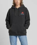Unisex Adidas Chicago Marathon 2026 Running Black  Pullover Hoodie