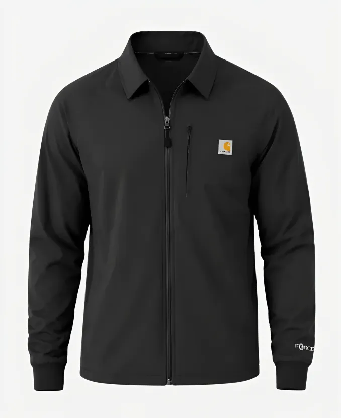 Unisex Carhartt Force Cross-Flex 2026 Lightweight Black Jacket Unisex Carhartt Force Cross-Flex 2026 Lightweight Scrub Black Jacket