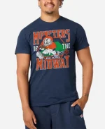 Unisex Chicago Bears x Mickey Mouse 2026 Navy Blue T-Shirt