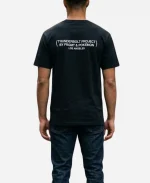Unisex Fragment x Pokémon Pikachu Black Print T-Shirt