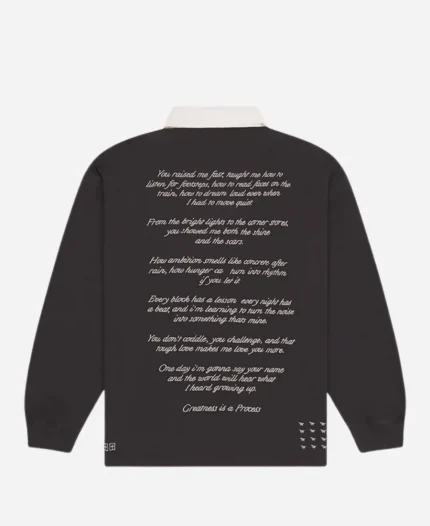 Unisex Ksubi x Planes Rugby 2026 long-Sleeve Black Sweatshirt