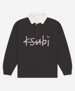 Unisex Ksubi x Planes Rugby 2026 Black Sweatshirt