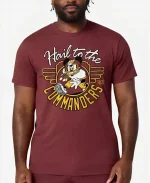 Unisex Mickey Mouse x Washington Commanders 2026 Homage Tri-Blend Burgundy T-Shirt