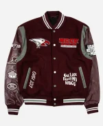 Unisex NCCU Eagles 2026 Motto 3.0 Wool Leather Varsity Jacket