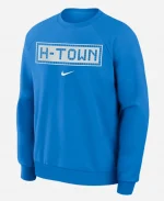 Unisex Nike Houston Texans 2026 Rivalries Fleece Crew Neck Sweatshirt