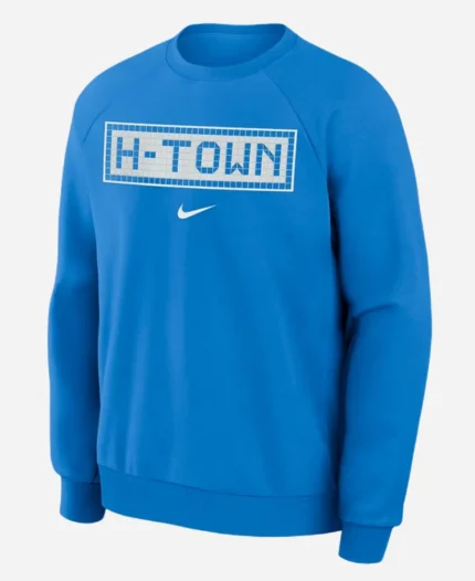 Unisex Nike Houston Texans 2026 Rivalries Fleece Crew Neck Sweatshirt