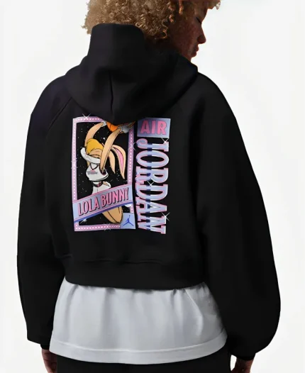 Nike Jordan Brooklyn Space Jam Cropped Hoodie