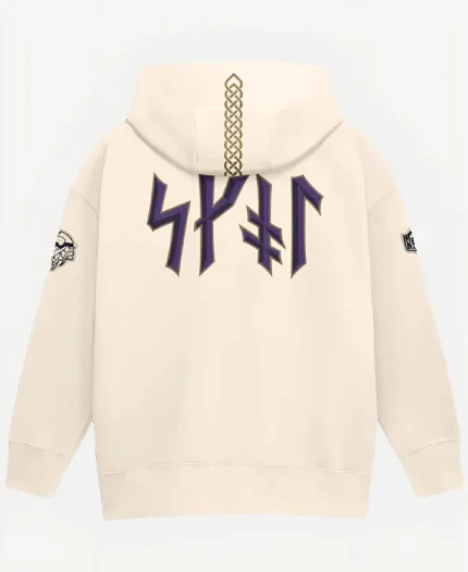 Nike Minnesota Vikings Cream Pullover Hoodie