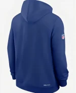 Unisex Nike New York Giants Malik Nabers 2026 Blue Hoodie