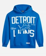 Unisex Off Season Detroit Lions Blue Oversized Hoodie