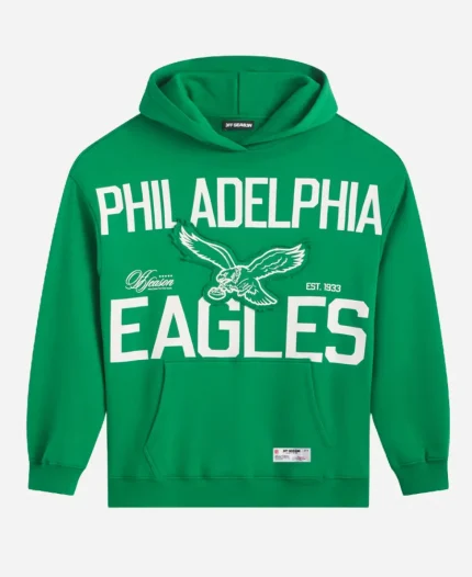 Unisex Off Season Philadelphia Eagles Green Oversized Hoodie