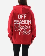 Unisex Off Season San Francisco 49ers Red Oversized Hoodie