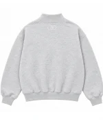 Unisex Seven To Seven Nurse 2026 Mockneck Grey Fleece Sweatshirt