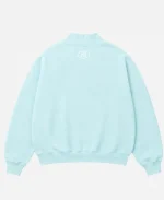 Unisex Seven To Seven Nurse 2026 Mockneck Light Blue Fleece Sweatshirt