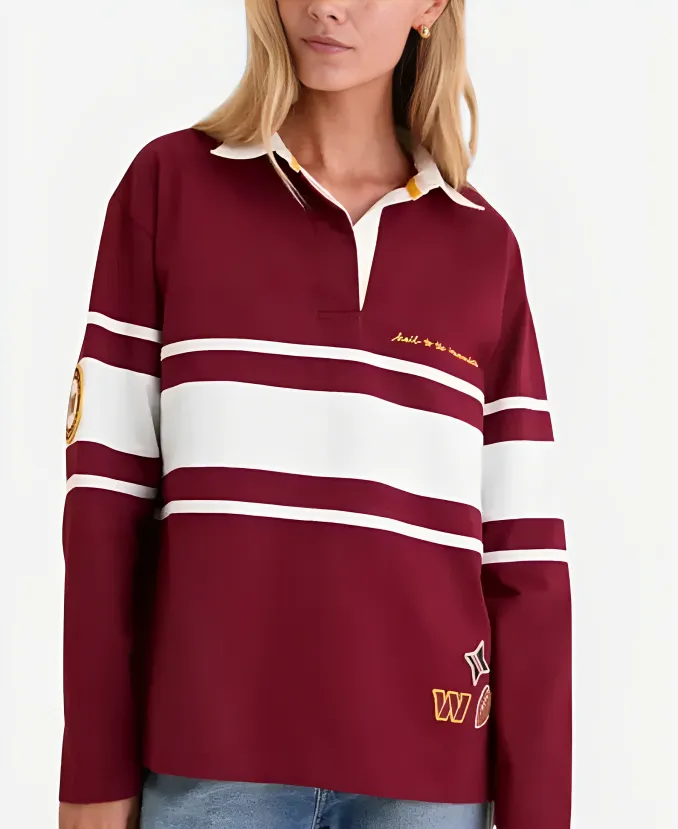 Unisex Tuckernuck x Fanatics Washington Commanders 2026 Burgundy Long Sleeve Polo Shirt Tuckernuck x Fanatics Commanders Rugby 2026 Polo T-ShirtÂ