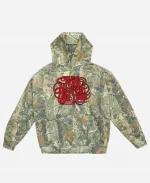Unisex Zach Bryan Merch With Heaven On Top Tour Camo Fleece  Hoodie