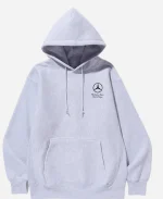 VERDY × Mercedes-Benz Studio Tokyo 2026 Navy Blue & Grey Hoodie 
