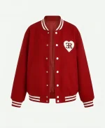 VERDY×ER Heart-Themed Wool Red Jacket