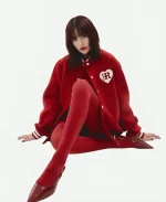 VERDY×ER Red Heart varsity Jacket