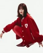 VERDY×ER Heart-Themed Red Jacket