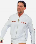 WWE Money in the Bank 2026 CM Punk Chadball White Bomber Jacket