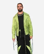 WWE Supersters Street Fighter Los Angeles Premiere Seth Rollins Leather Jacket