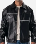 Wild Collective Minwoo Lee Raiders Leather Racing Jacket
